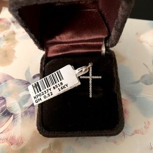 14K Yellow Gold Cross pendant